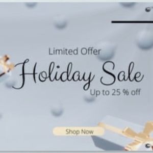 Limited Holiday sale ends Dec. 20th